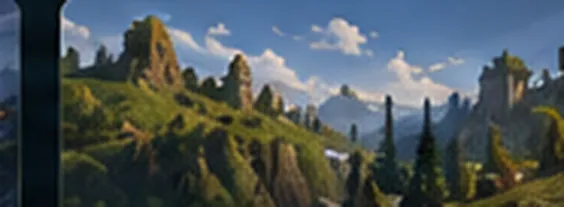 Fantasy landscape representing The Home Stretch